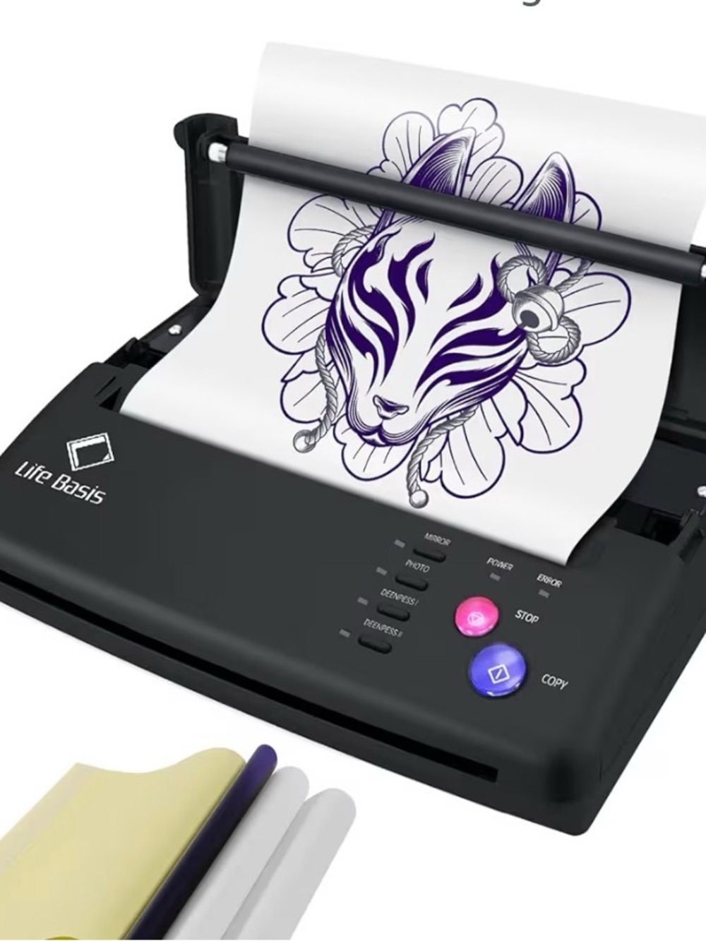 Tattoo thermal transfer machine to make paper transfers to tat NEW sku2